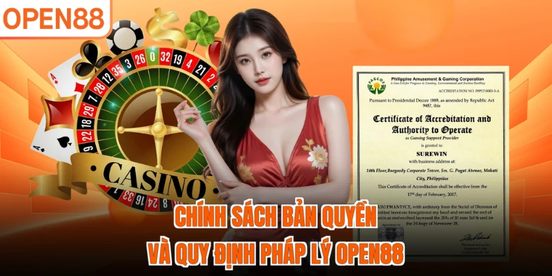 Chính sách bản quyền và quy định pháp lý OPEN88