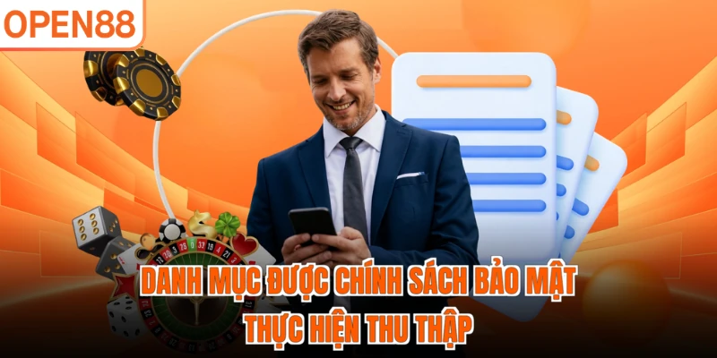 Danh mục được chính sách bảo mật thực hiện thu thập
