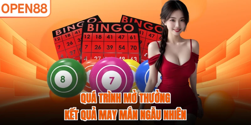 Quá trình mở thưởng kết quả may mắn ngẫu nhiên